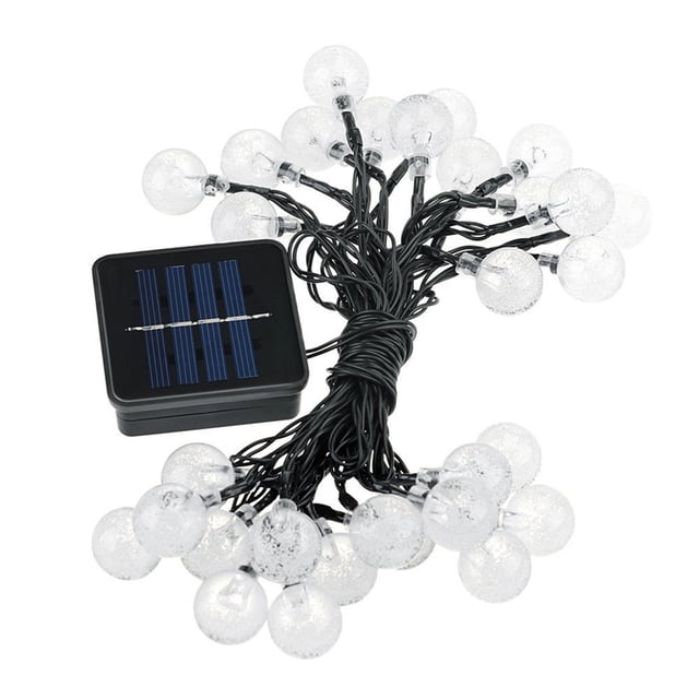 Ganfancp Lámpara de Exterior Patio de Jardín Decoración Navideña Luz 20Led Rebajas Hoy Liquidación 1 Cadena de 20 Luces de 5 Metros