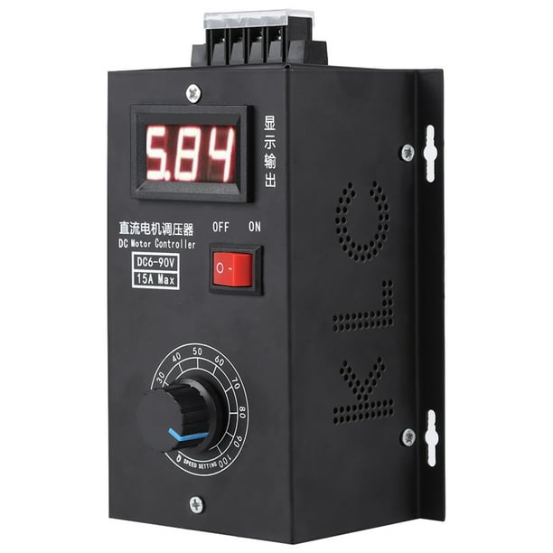 Controlador de Velocidad Motor DC 6V-90V 15A Pantalla Voltaje ANGGREK Otros