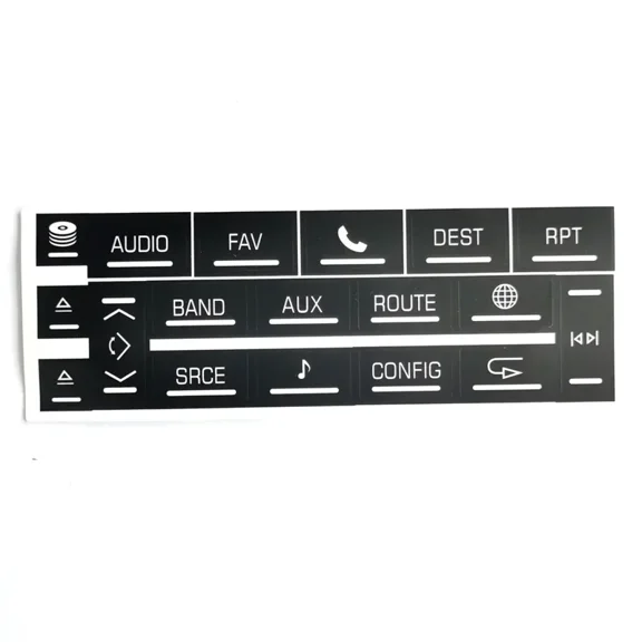 Car Interior Multimedia Audio Panel Button Repair Decals Accessories Car Stickers For Cadillac Escalade ESV EXT 2007-2014