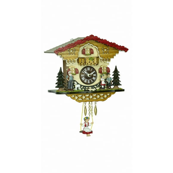 Kuckulino Black Forest Clock Black Forest House with quartz movement and cuckoo chime  TU 2063 SQ