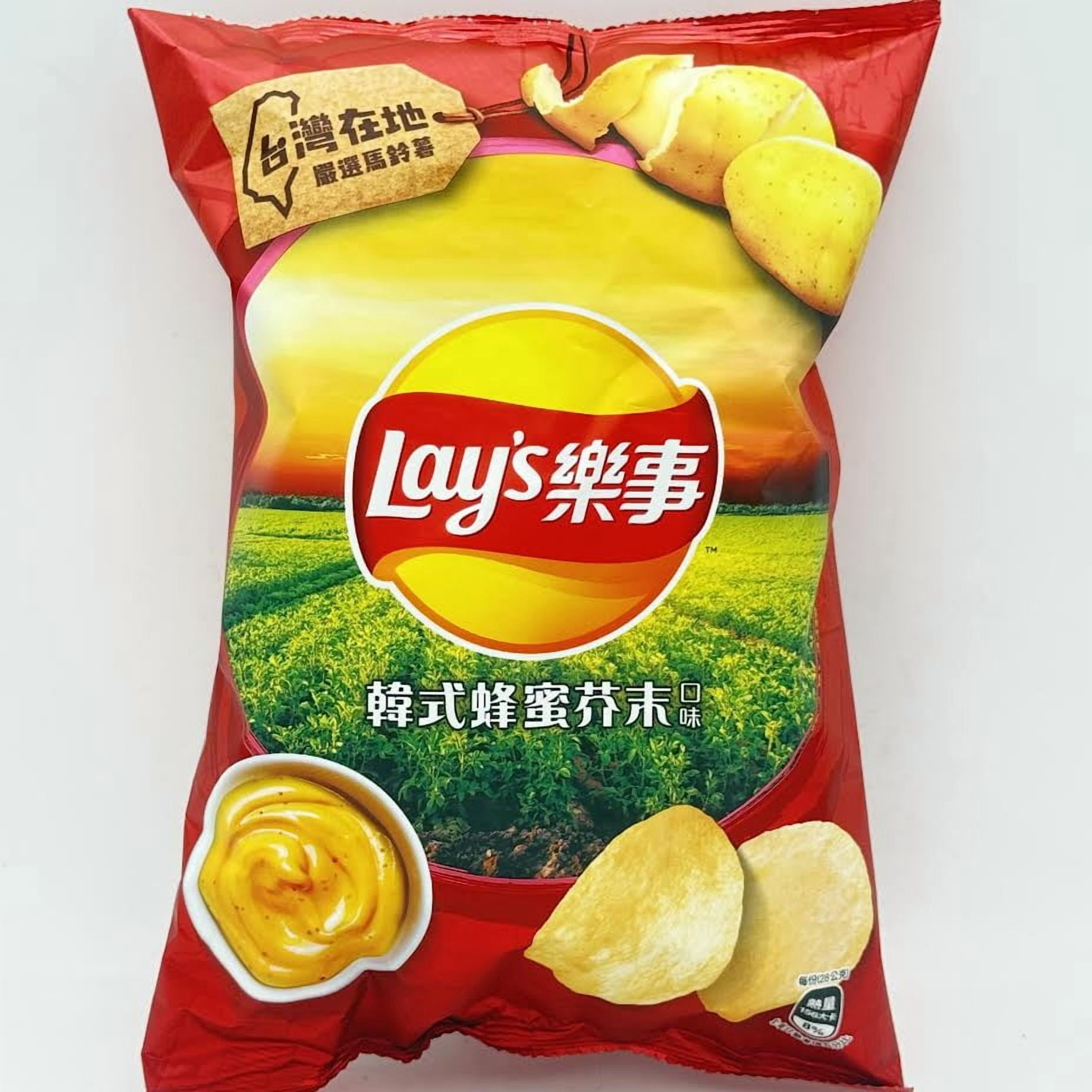 Lay's Wasabi Octopus Flavor Potato Chips 70g乐事芥末章鱼口味薯片