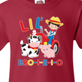 thumbnail image 4 of Inktastic Farmer Tractor EIEIO Little Bro Youth T-Shirt, 4 of 5