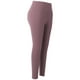 thumbnail image 3 of Pantalones de yoga de talle alto para mujer, control de barriga, entrenamiento, fitness, pantalones de nailon, accesorio deportivo, color rosa sucio, 3 of 10
