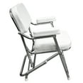 thumbnail image 2 of Wise 3316 Series Boaters Value Folding Deck Chair, White, 2 of 7