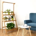 thumbnail image 4 of Estante Plegable Decorativo Costway para Plantas y Flores Bambú 70 x 40 x 120-144 cm, 4 of 9