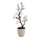 thumbnail image 1 of Pequeña flor de ciruelo bonsái decoración flor decoración del hogar flor artificial verde artificial planta en maceta, 1 of 5
