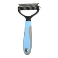 thumbnail image 1 of Pet Comb Double Untie Knot Rake Pet Dog Brush Hair Grooming Tool, 1 of 3