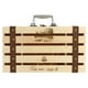 thumbnail image 2 of Caja De Vino, Caja De Regalo De Vino Inodoro, Capacidad Para 2 Botellas, Madera Práctica Con Mango Portátil Para Almacenamiento, 2 of 7