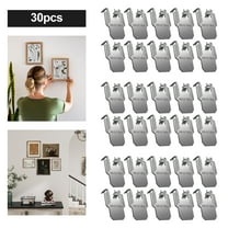 30pcs Picture Hanging Hooks, TSV Heavy Duty Picture Wall Mount Hanger for Home Office, Hold 40lbs