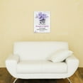thumbnail image 6 of Christian Bible Scripture Proverbs 31:25 She is Clothed in Strength and Dignity Purple Floral Canvas Wall Art Prints Decoration for Home Girls Room Church,Christian Gifts for Women,11x14 Inch, 6 of 6