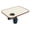 Beige, variant on Rectangular Multifunctional Car Table for Rear Seat, Laptop Writing Board for Meals & Work, 360° Rotating Cantilever, Scratch-Resistant PU Leather Car Tray, Fits Most Car