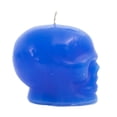 thumbnail image 4 of Veladora de craneo, grande (Azul), 4 of 5