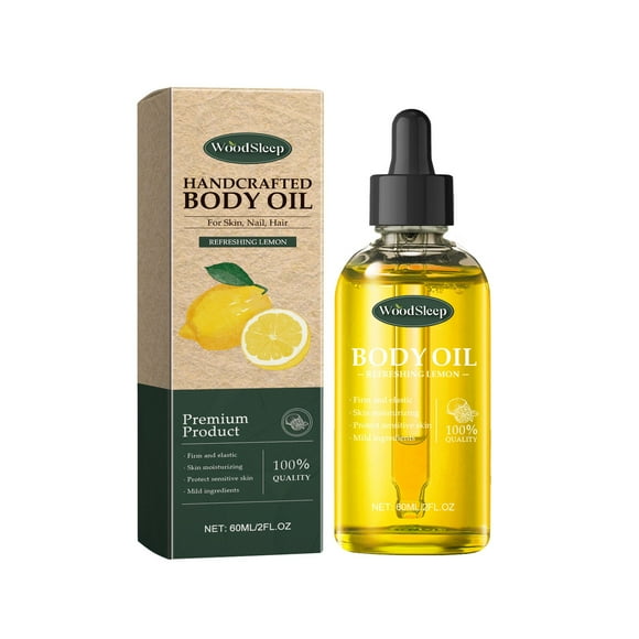 Deals of The Day Clearance! Strawberry Crisp Handcrafted Body Oil for Nourishing and Softening Skin, Moisturizing Body Oil for Daily Hydration, 60ml