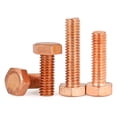 thumbnail image 5 of (2pieces) T2 purple copper outer hexagon screw, M12x35mm, 5 of 5