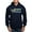 Navy, variant on - Live Green Vote Blue Hoodie (Dark) - Pullover Hoodie, Classic, Comfortable Hooded Sweatshirt
