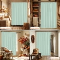 thumbnail image 6 of Pure Pale Green Shower Curtain, Waterproof Shower Curtains for Bathroom, Modern Solid Color Minimalist Art Washable Fabric Bathtub Curtain Set Bath Decor with 12 Hooks 72"x78", 6 of 8