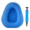 thumbnail image 1 of MERIGLARE Inflatable Bedpan Adjustable Portable Washable Air Inflation Bedpan Toilet, 1 of 7