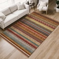 thumbnail image 6 of Addison Rugs Mayfield Premium Machine Washable Transitional Stripes Paprika Rectangle Rug, 8' x 10', 6 of 6