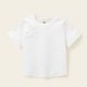thumbnail image 5 of Blusas y camisas de manga corta con cuello redondo para niños, primavera y verano, color liso, manga corta, cuello redondo, camiseta para niños, parte superior de poliéster para niños, 5 of 6