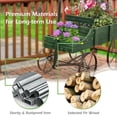 thumbnail image 4 of Pemberly Row Jardinière en Bois pour Plantes de Jardin avec Roue Verte, 4 of 8