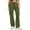 Green women's cargo pants a1, variant on Cagogo Women's Drawstring Cargo Pants Straight Leg Loose Fit Solid Casual Everyday Active Long Trousers Summer Hiking Travel Lounge Pants, Purple XL