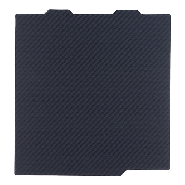 Placa De Construcción Para Impresora 3D De Fibra De Carbono PEI, Mate, Fácil De Limpiar, Sin Deformación, Placa De Acero Con Resorte PEI De Doble Cara, Textura En Aerosol Para