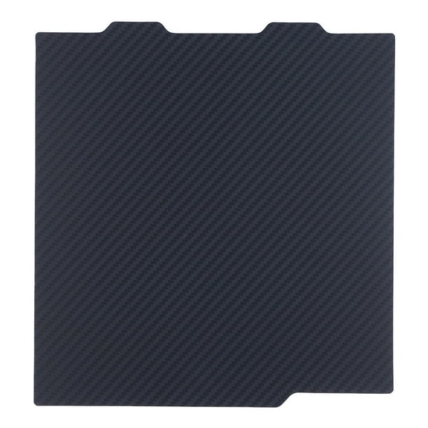 Placa De Construcción Para Impresora 3D De Fibra De Carbono PEI, Mate, Fácil De Limpiar, Sin Deformación, Placa De Acero Con Resorte PEI De Doble Cara, Textura En Aerosol Para