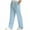 Light Blue, variant on CQONEPT Men's Pants Bootcut Wide Leg Drawstring Full Length Pant Casual Slacks Baggy Trendy Trousers with Pocket Black 2XL