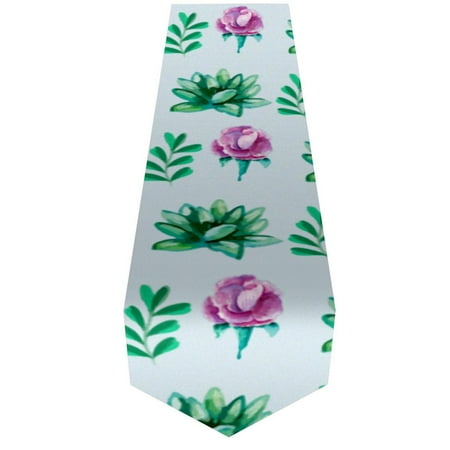 

OWNTA Green Floral Flower Pattern Elegant Polyester Table Runner Perfect for Your Tables - Dining Table Decoration