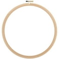 thumbnail image 2 of Frank A. Edmunds Wood Embroidery Hoop W/Round Edge 12"-Natural, 2 of 2