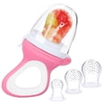 thumbnail image 1 of Tetina de frutas para bebés y niños pequeños sin cepillo de dientes - ayuda para la dentición chupete para bebés mordedor tetina de frutas papilla de verduras alimento complementario Adepaton ZH-100-3, 1 of 7