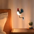 thumbnail image 2 of Binwennn Rooster Shape Wall Night Light USB Remote Control 3 Color Temperatures, 2 of 7