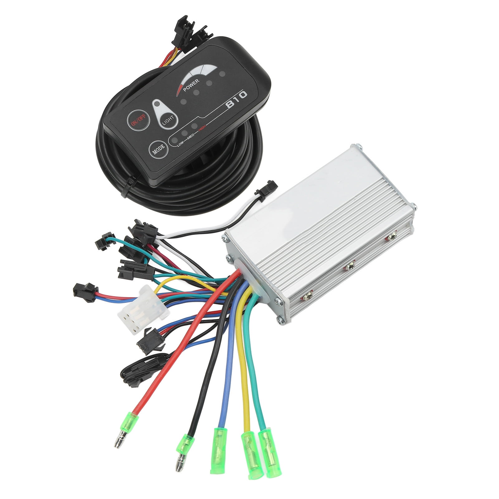 Kit de Controleur de Velo Electrique Controleur de Moteur Sans Balais de Velo Electrique 36V 250W 350W avec Panneau 810LED Walmart