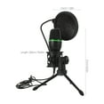 thumbnail image 2 of IFANLANDOR 1 Set USB Gaming Mic for PC Metal for Live Streaming for Gamers, 2 of 8