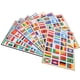 thumbnail image 2 of 8 Sheets Of Adhesive World Flag Stickers Cheering Flag Stickers Novelty Flag Face Stickers, 2 of 2