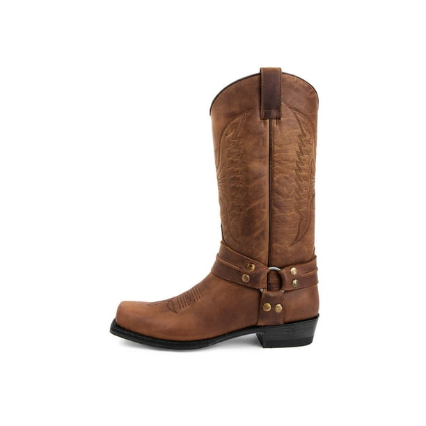 Brown cowboy outlet booties