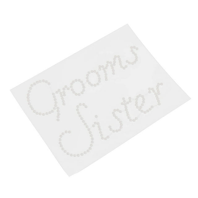 Diamante novios pegatina despedida de soltera boda DIY apliques calcomanía Gloria Pegatina Hermana de novios