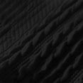 thumbnail image 6 of LNWUY Mens Solid Color Textured Short Sleeve Button Down Shirts Casual Stylish Summer Slim Fit Collared Business Work Tops Black M, 6 of 9