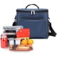 thumbnail image 4 of Bolsa térmica para el almuerzo, para hombre y mujer, reutilizable, para el trabajo, el colegio, un picnic o la playa; bolsa isotérmica a prueba de fugas, apta para congelador, para niños y adultos, 4 of 5