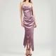 thumbnail image 1 of WILLBEST Vestidos De Lino Para Mujer Nuevo Estilo De Chica Belleza De Corte Bajo De Satén Con Abertura Y Tirantes Delgados Sin Espalda, 1 of 3