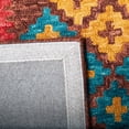 thumbnail image 6 of SAFAVIEH Aspen Edna Tribal Area Rug, Brown/Red, 7' x 7' Round, 6 of 7