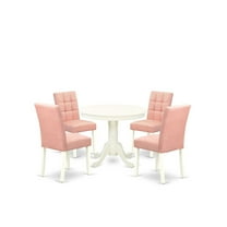 East West Furniture 5 Piece Dinner Table Set contain A Dining Table