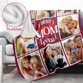 thumbnail image 3 of Custom Blanket with Picture/Photo - Personalized Flannel Throw Blanket for Women Men - Customized Blanket for Christmas Valentines Gifts Mom Dad Family Birthday Gifts (Only 1 Photo) Blankets, 3 of 5