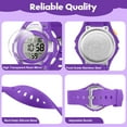 thumbnail image 5 of Kids Watch Multifunctional Digital Sports Watch with 7-Color backlight, Stopwatch,Alarm,Date,Week,Silicone Strap Waterproof Watches Gift for Kids, 5 of 7