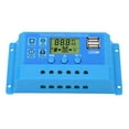 thumbnail image 4 of 30A Solar  Controller  Solar Panel Charger Controller 12V 24V  Adjustable LCD Display Dual USB Port  Timer Setting PWM Auto Parameter  with Large Screen Design Comprehensive, 4 of 7
