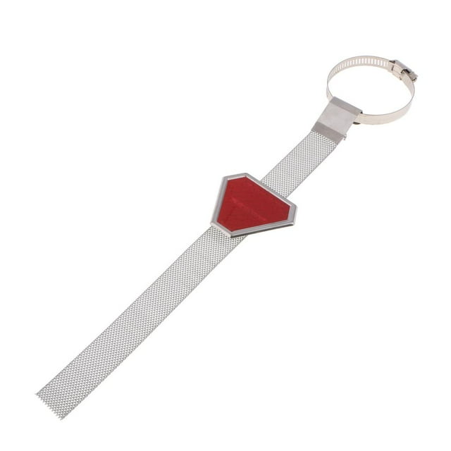 Almencla 1 Pièce Véhicule Voiture Anti Statique Sangle Terre Ceinture Terre Fil Chaîne Rouge
