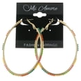thumbnail image 2 of Mi Amore Hoop-Earrings Gold-Tone/Multicolor, 2 of 2