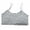 Grey, variant on Training Bras for Girls Solid Color Puberty Camisole Stretchy Thin Spaghetti Straps Bandeau Training Bralette Underwear Vest