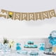 thumbnail image 3 of Banderines con letras de Hola Primavera, banderines decorativos de arpillera, suministros para fiestas, festivales y celebraciones., 3 of 6