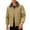 Khaki, variant on Jackets for Men,Lined Jacket with Heavy Duty Utility Outerwear for and Comfortable Casual Wear,Mens Winter Coats,Size:XXL